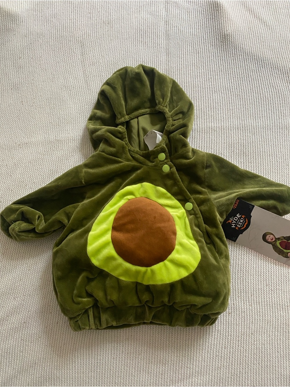 Hyde and eek avocado costume